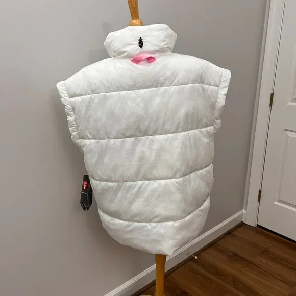 NEW Free People Movement White In A Bubble Puffer Vest Jacket - Picture 8 of 14